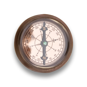 West London Custom Hand crafted Messing Sonnenuhr Kompass Moderne UV Elegante Metall Handwerk Design Wanduhr Polierte Technik - Product Image 5