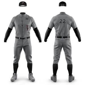 Servicio OEM Diseño de Uniformes de Béisbol Venta al por Mayor Uniformes de Béisbol Personalizados para Hombre Uniformes de Béisbol Personalizados para Adultos - Product Image 4