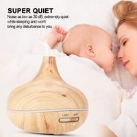 Diffuseur d'huiles essentielles et humidificateur à brume fraîche Aroma ultrasonique avec modes de brume, lumières de couleur LED pour la maison, le bureau et la chambre de bébé