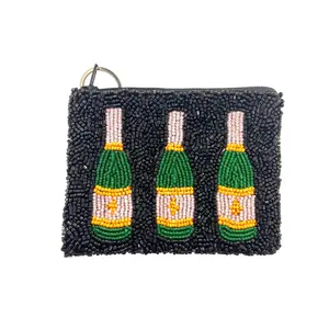 Sampan Bottle Handmade Beaded Coin Purse - A Unique and Eye-Catching Gift for Any Occasion