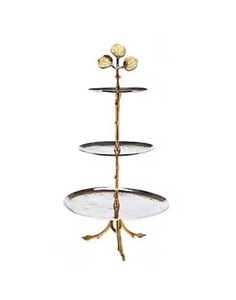 Soporte redondo para pastel de boda al mejor precio, nuevo diseño, soporte personalizado para pastel de boda, Soporte redondo de lujo para pastel con base de metal - Product Image 6