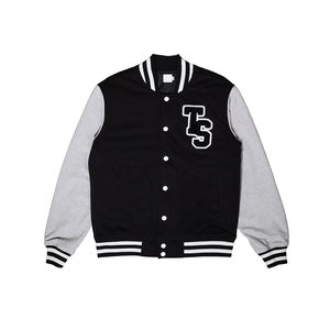 Chaqueta de béisbol personalizada de alta calidad OEM para hombre, chaqueta universitaria con letras, temporada de invierno, nueva condición, soporte, cuero bordado de chenilla - Product Image 6