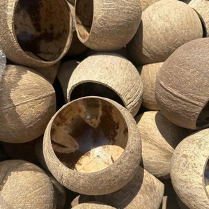 Portavelas de cáscara de coco hecho a mano rústico/cuencos de velas naturales Eco Chic con precio competitivo - Product Image 2