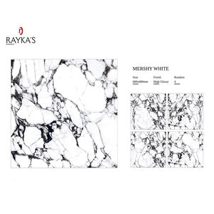 Marbre artificiel de luxe en porcelaine émaillée polie haute brillance 600x600 Carreaux de sol Fournisseur de carreaux de maison - Product Image 4