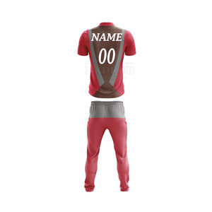 Ropa de entrenamiento Uniforme de cricket MOQ bajo Uniforme de cricket hecho de poliéster Uniforme de cricket de tamaño personalizado - Product Image 2