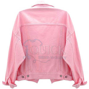 Vêtements décontractés veste en jean pour femmes de haute qualité 100% coton tricoté respirant léger - Product Image 2