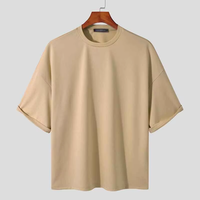 Traje de Verano de Dos Piezas para Hombre, con Logotipo Personalizado, Pantalones Cortos y Camiseta de Punto Transpirable, Diseño Sólido, Alta Calidad, Lavable