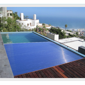 Couverture de piscine rigide en polycarbonate Water Crown, résistante aux UV, pour piscines enterrées et hors sol, villas, hôtels, complexes hôteliers - Product Image 2