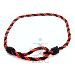 Tri-Color Whistle Lanyard Cord Factory Wholesale 34-38 Inch Long Double Corded with Sustainable Viscose Materials Whistle Cords - Product Image 5