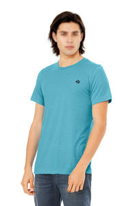 T-shirt de sport de haute qualité en coton 100% uni, col rond, style hip-hop, manches courtes, pour la course à pied, la salle de sport, l'entraînement, la tenue de sport - Product Image 2