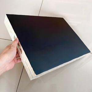 Plateau de service rectangulaire en nacre fait main, motif noir et blanc, accessoire de table moderne pour l'hôtellerie, écologique - Product Image 2