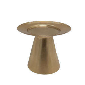 Handmade Trending Gold-Finished Metal Candle <b>Pillar</b> Holder for Home Christmas Tabletop <b>Lighting</b> & Decoration - Product Image 4