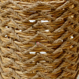 Artex Dong Thap Natural Handwoven Water Hyacinth <b>Storage</b> <b>Baskets</b> <b>Wicker</b> Organizer Box for Home Living and Kitchen Use - Product Image 5