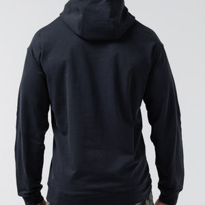 เสื้อฮู้ดดี้ผ้าเฟรนช์เทอร์รี่สำหรับผู้ชาย เสื้อสเวตเชิ้ตผ้าฝ้ายออร์แกนิกมีกระเป๋า เสื้อฮู้ดดี้พิมพ์ลายตามสั่ง เสื้อสเวตเชิ้ตผู้ชายแบบสวมหัวที่เป็นมิตรต่อสิ่งแวดล้อม - Product Image 2