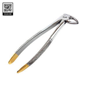 Juego de Pinzas de Extracción Dental Manuales Profesionales, Acero Inoxidable de Grado Quirúrgico, Autoclavables, para Raíces de Dientes, Mandíbulas y Molares, con Certificación CE - Product Image 1