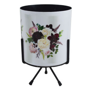 Jardinières peintes à la main, faites à la main avec des motifs floraux de la meilleure qualité, jardinière en fer, jardinières d'intérieur et d'extérieur, prix abordable - Product Image 6