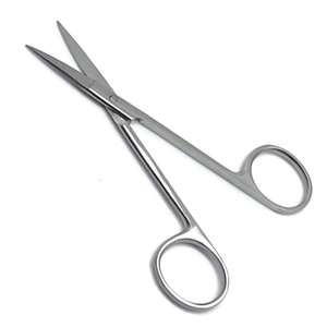 Tijera Iris de acero inoxidable de alta calidad más vendida 9cm 10,5 cm 11,5 cm instrumentos quirúrgicos curvos rectos tijera Manual para ojos - Product Image 2