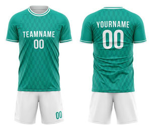 Custom Soccer Wear Set OEM Football Jersey Kit con pantalones cortos para el entrenamiento y el Partido para los equipos deportivos - Product Image 5