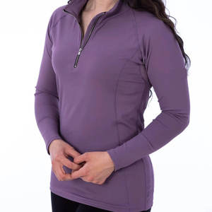 Alta calidad Algodón Poliéster Logotipo personalizado Color sólido Ropa al aire libre Transpirable Nuevo diseño Polo de moda para mujer - Product Image 4