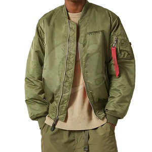 Vente en gros blouson bombardier pour hommes style le plus récent blouson bombardier pour hommes avec logo personnalisé veste d'hiver - Product Image 2