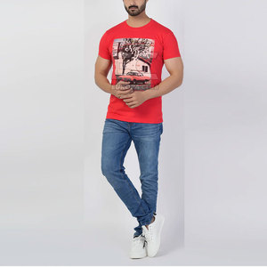 T-shirt pour homme à manches courtes de bonne qualité, coupe ajustée, dernière arrivée, t-shirt pour homme à manches courtes personnalisé - Product Image 1