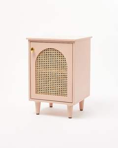 Table de meubles en bois de bureau de finition de rotin avec des supports de stockage étagères bureaux d'ordinateur fonctionnent pour le bureau moderne stable - Product Image 5