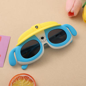 แว่นกันแดดแฟชั่นรูปตัวการ์ตูนปั๊กน่ารักสำหรับเด็กใหม่แว่นตาตลกๆ - Product Image 2