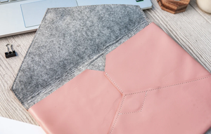 Unisex özel el yapımı hakiki deri Laptop <span class=keywords><strong>Case</strong></span> Vintage koruma kollu 13-16 inç dizüstü bilgisayarlar için rahat moda stil - Product Image 3