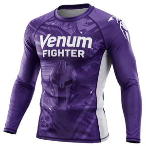เสื้อรัดกล้ามเนื้อแขนยาว Venum Fighter Rush Guard คุณภาพเยี่ยม ดีไซน์ล่าสุด ออกแบบเองได้ คุณภาพดีที่สุด - Product Image 3