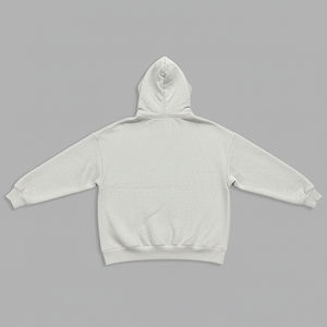 Sweat-shirt à capuche pour femme 100% coton, poids lourd, surdimensionné, épaules tombantes, style hip-hop, vêtements décontractés quotidiens pour l'hiver - Product Image 2