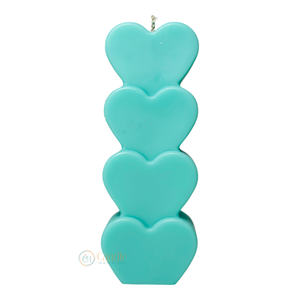 Vela de pilar de cera de soja en forma de corazón para decoración festiva del hogar, decoración de Bar de Pascua de Navidad, para bodas, fiestas, otras vacaciones - Product Image 5