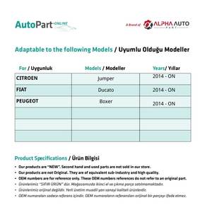 Signal de rétroviseur jaune droit-gauche pour Fiat Ducato, Peugeot Boxer (expédition depuis le fabricant turc) Code produit: FD112693 - Product Image 2