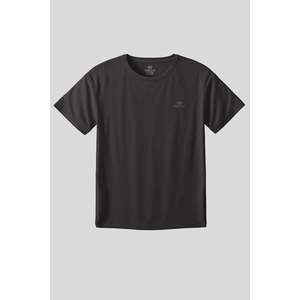 Camiseta Básica de Cuello Redondo para Mujer TOMMYLIFE, Talla Grande, Color Gris Oscuro - Top Cómodo de Mezcla de Poliéster y Elastano - Product Image 4