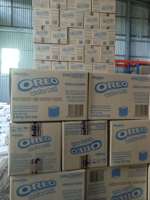 Vente en gros pour rouleau de gaufrettes à la vanille Oreo 54g meilleur prix produit d'exportation avec boîte goût sucré texture croustillante saveur chocolat