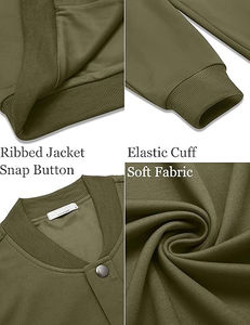 Meilleure vente Varsity Jacket pour hommes Chenille Broderie Streetwear Veste Logo personnalisé Respirant Léger Bouton unique - Product Image 5