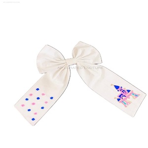 Arcs perlés accessoires pour femmes à la mode enfants fabriqués en Inde arcs perlés artisanat graine perlée arc alligator - Product Image 2