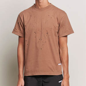 Camiseta Desgastada con Logotipo Personalizado, Precio de Mayoreo, Camiseta Deportiva Personalizada de Alta Calidad - Product Image 2