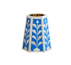 Venta al por mayor de candelabros con incrustaciones de hueso de diseño marroquí hechos a mano, la mejor vajilla, características personalizadas para decoración del hogar - Product Image 3