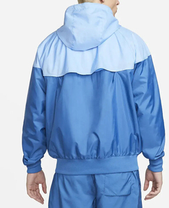 Veste coupe-vent pour homme, col montant, tissu en vrac, avec fermeture éclair, personnalisable avec impression - Product Image 2