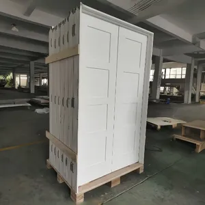 Costruzione di costruzione di legno bianco tavola di quercia agitatore solido nucleo interno porta Prehung