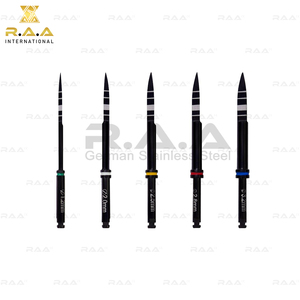R.A.A. Kit de Brocas Piloto para Implantes Dentales, 5 Piezas, Cabezas de Acero Codificadas por Color, Certificación CE, Garantía de 3 Años, Clase I, Modelo RAA-117 - Product Image 6