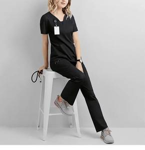 ชุดเครื่องมือทันตกรรมสำหรับใช้ในโรงพยาบาลชุดพยาบาลสำหรับผู้ชายชุดขัดร่างกายผ้าฝ้ายสแปนเด็กซ์ยืดหยุ่น - Product Image 2