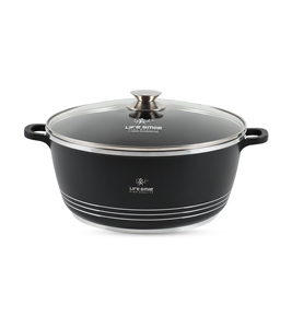 Casserole antiadhésive grande capacité avec base multicouche, compatible four - Product Image 1