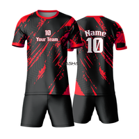 Ensemble de vêtements de sport de football en polyester à séchage rapide, sublimation, maillot de football personnalisé pour hommes, kit respirant
