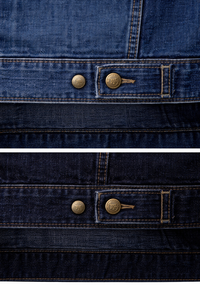 Wholesale <b>Men</b> <b>Denim</b> <b>Jacket</b> Dark Blue Custom Logo OEM Trucker Style Cotton <b>Jacket</b> Supplier Manufacturer Unisex <b>Denim</b> <b>Jackets</b> - Product Image 5