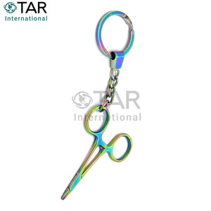 Porte-aiguilles multi-titane arc-en-ciel, porte-aiguilles chirurgical en titane coloré, mini porte-clés, instruments médicaux - Product Image 2