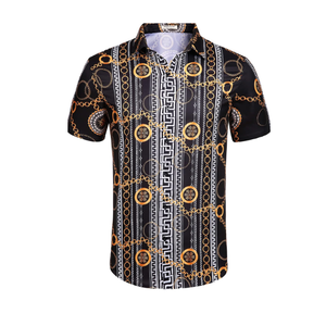 Ensemble deux pièces de chemise et de short de plage hawaïen en satin pour hommes Taille plus personnalisable Service OEM du Bangladesh - Product Image 6