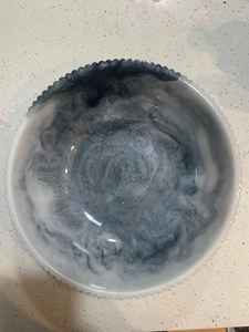 Bol en résine intégré floral Artistique Home Decor Accent MN EXPORT Mina artwork boîte à mouchoirs - Product Image 2