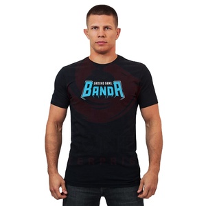 Venta al por mayor 100% algodón hombres camiseta de alta calidad de manga corta de ajuste suelto DTG impreso ropa de punto liso - Product Image 3