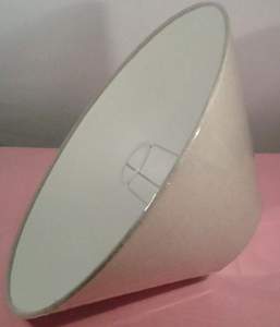 Estructura de Pantalla de Lámpara de Alambre para Pantallas de Lámpara Modernas de Tela de Lino en Forma de Cono, Acabado Blanco, Ligero, Fácil Instalación para Mesa - Product Image 2